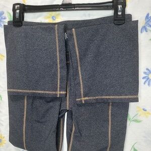Athleta Straight Up Yoga Pants in dark grey and size SMALL